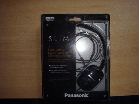 Panasonic RP-HX45 Lightweight Monitor Headphones - Black