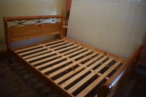 King Size Wooden Bed Frame (5 foot) - like new