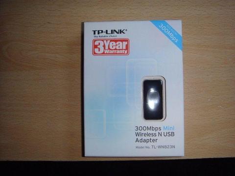 TP-LINK Mini Wireless N USB Adapter - 300Mbps