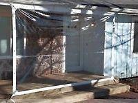 Clear pvc tarpaulin covers side walls for gazebos