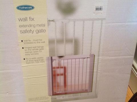 2 MotherCare wall fix extending safety gates