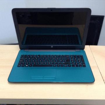 SALE HP 15.6 inch Laptop in TEAL AMD A6 Quad Core 4GB 1TB Windows 10 + Wireless Mouse