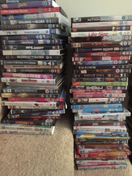 > 300 great DVDs - largely great condition; some still in cellophane