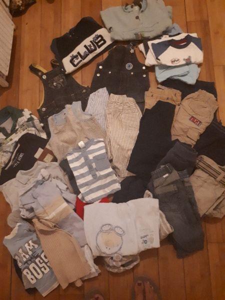 Baby boys bundle over 20 items from new born to toddler