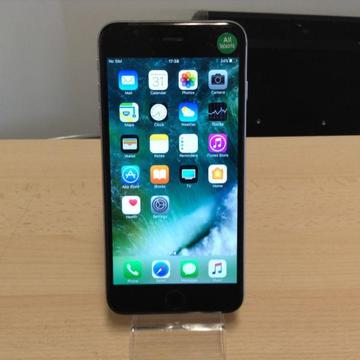 Sale Apple Iphone 6 Plus 64 Gb In Silver/Black Unlocked SIM FREE
