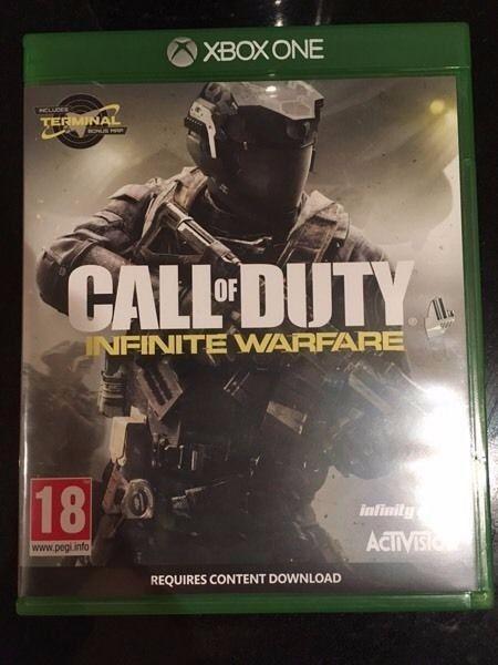Call Of Duty Infinite Warfare NEW SEALED inc Hellfire Camo XBOX one