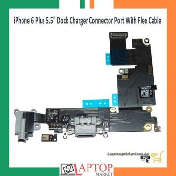 New Dock Charger Connector Port With Flex Cable iPhone 6 Plus 5.5