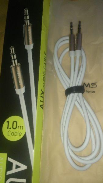 USAMS 3.5mm Jack Aux Audio Cable White