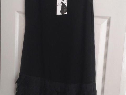 Black Cocktail Dress Size 10 - Brand New