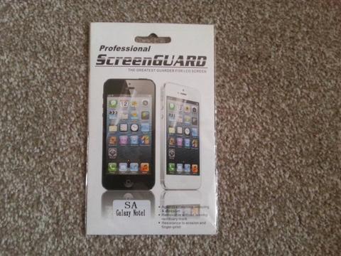 Samsung Galaxy Note 1Clear Screen Protector / Cover Brand New