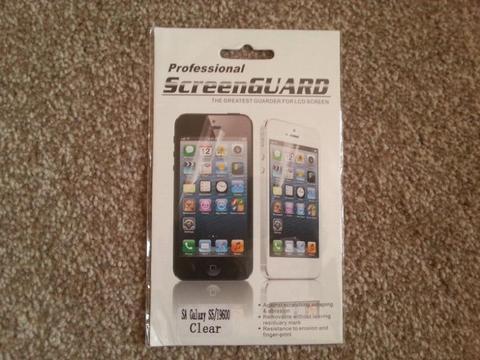 Samsung Galaxy S5 Clear Screen Protector / Cover Brand New