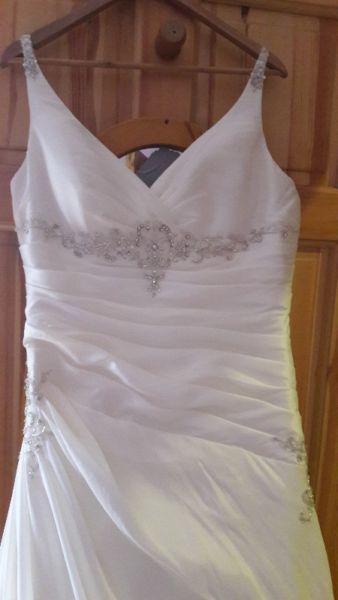 Wedding dress for sale size 14