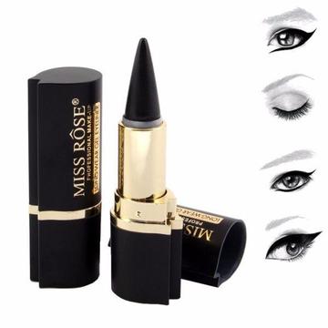 Miss rose 1 pc black waterproof eyeliner paste eye liner pen pencil matte gel make up beauty