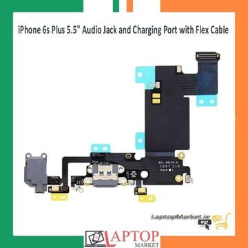 New Apple iPhone 6s Plus Audio Jack and Charging Port with Flex Cable Grey