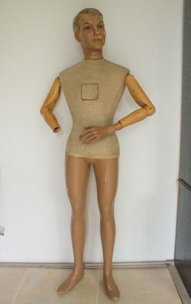 Vintage Articulated Male mannequin