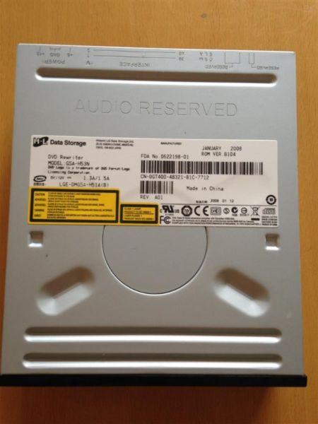 Internal DVD /CD RW drives