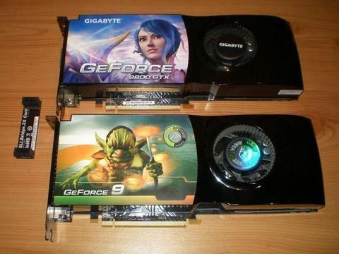 2 x GeForce 9800 GTX PC-Desktop Graphic Cards