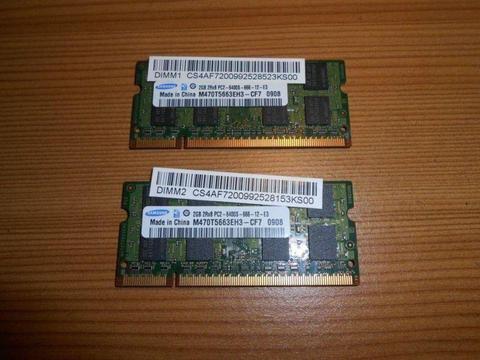 4GB DDR2 Laptop Memory - RAM