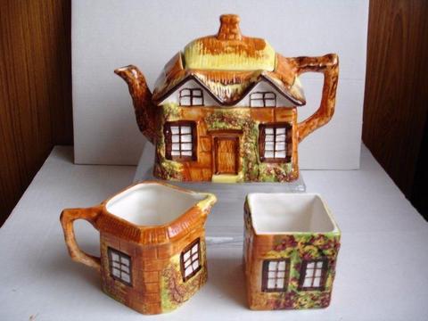 Vintage Price Kensington Cottage Ware Pottery Tea Set 1940.s