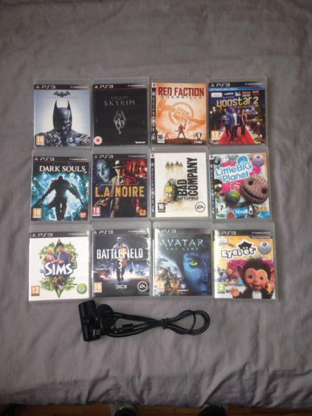 PS3 games *eyetoy included*
