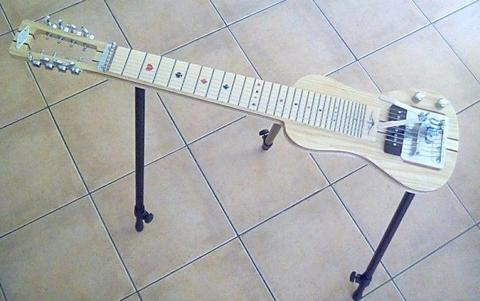 Eight-string Lap Steel Guitar with Palm Pedals