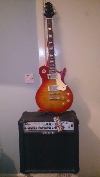 Professional Electrical guitar and Amp brand new for sale !