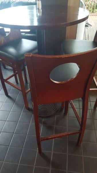 Coffee shop tables and chairs for quick sale