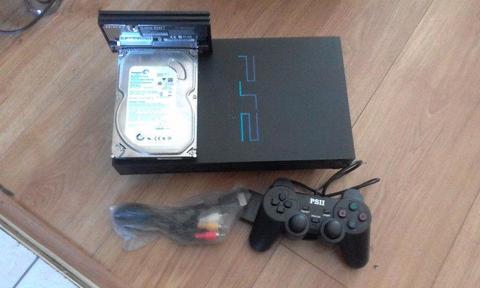 PS2 Playstation 2 Modded Console + Games