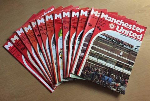 Rare Old Manchester Utd FC Home programmes