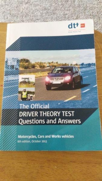 Driver theory book for sale