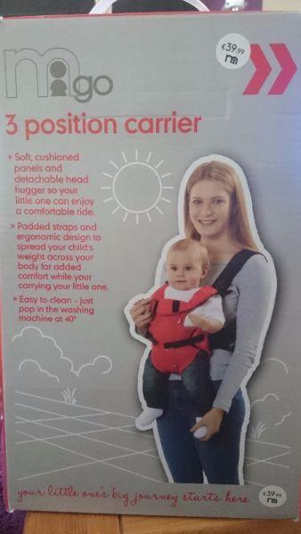 Mothercare 3 position sling carrier €25