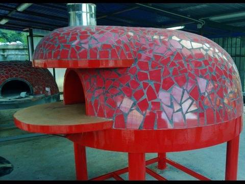 Brand new wood burning pizza oven