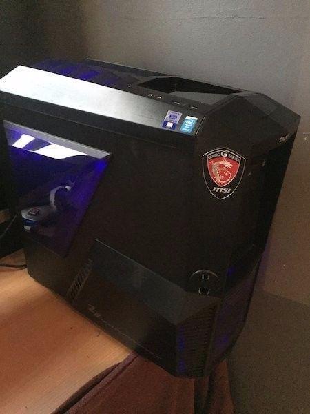 Custom Gaming PC with two PC Xbox controllers
