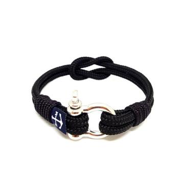 Black Nautical Bracelet by Bran Marion