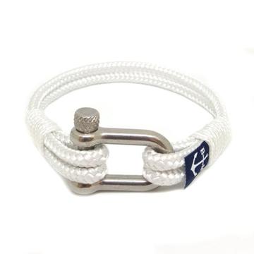 White Nautical Bracelet by Bran Marion