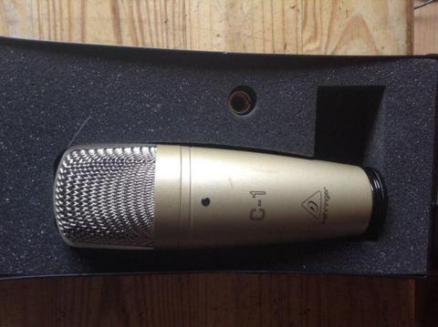 Behringer c1 condenser microphone