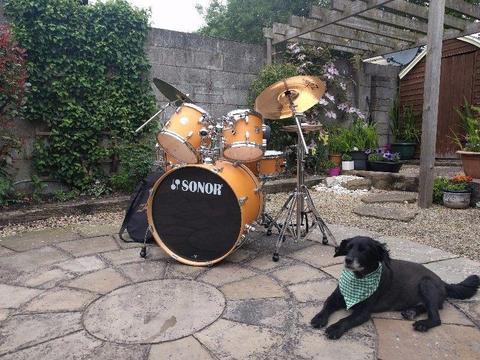 Stunning Sonor FULL drum kit for sale!