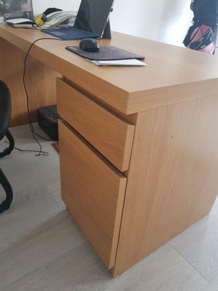 Office table and storage. 30euro