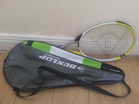 Dunlop Tennis racket + Cover Case Bag