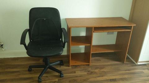 Desk & Swivel Chair