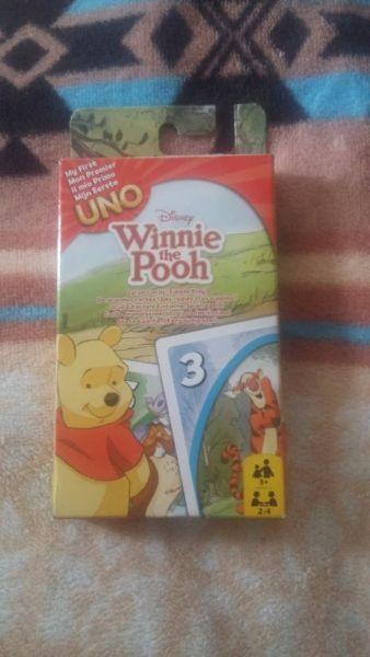 Card game UNO of Winne Pooh