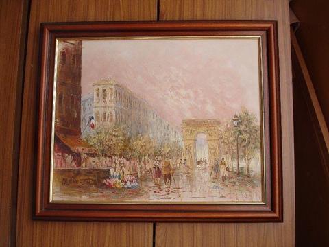 M. Church Original Oil Painting 