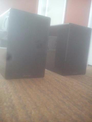 Denon Compact Speaker Pair - Black - barely used