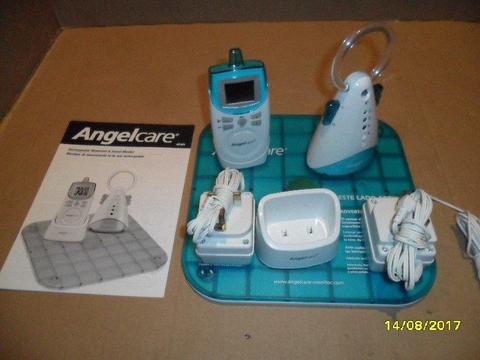 Angelcare Movement and Sound Monitor, Aqua/White