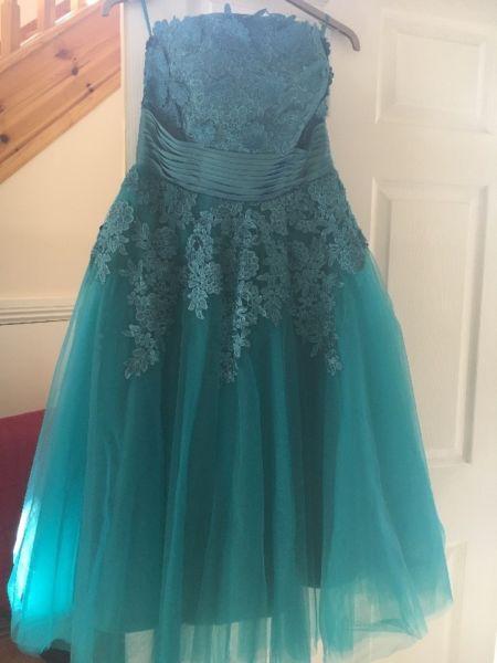 Beautiful Teal Prom/Wedding/Party Dress