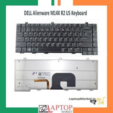 New Original DELL Alienware M14X R2 Series Backlit Keyboard US Layout
