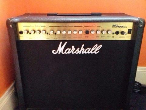 Marshall MG100 DFX amp