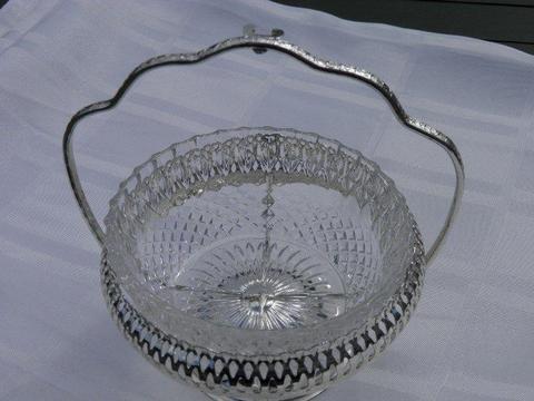 Silver Plated Glass Dishes