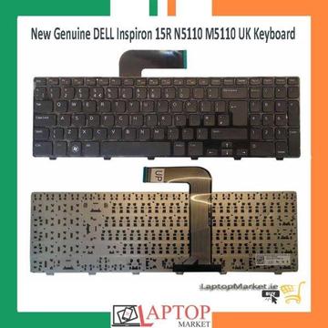 UK Keyboard W3D4R 0W3D4R NSK-DY0SW F38 For Dell Inspiron for 15R N5110 M5110