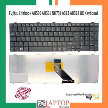 New Genuine Fujitsu Lifebook AH530 AH531 NH751 A512 AH512 UK Keyboard